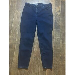 Talbots Flawless High-waist Ankle Jeggings Dark Wash Size 12p Petite